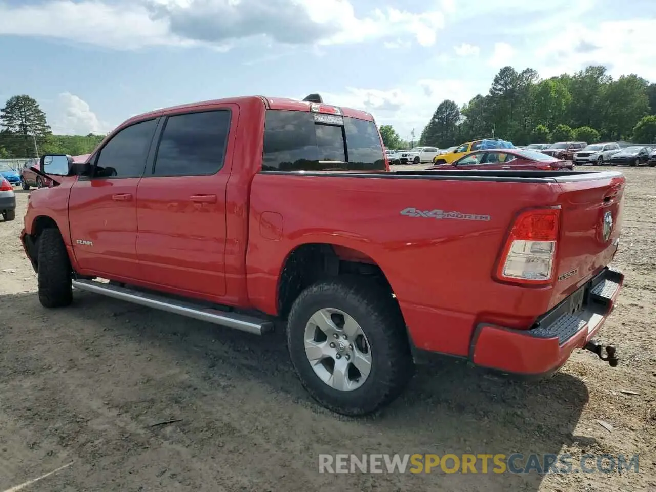 2 Photograph of a damaged car 1C6SRFFT4LN292382 RAM 1500 2020