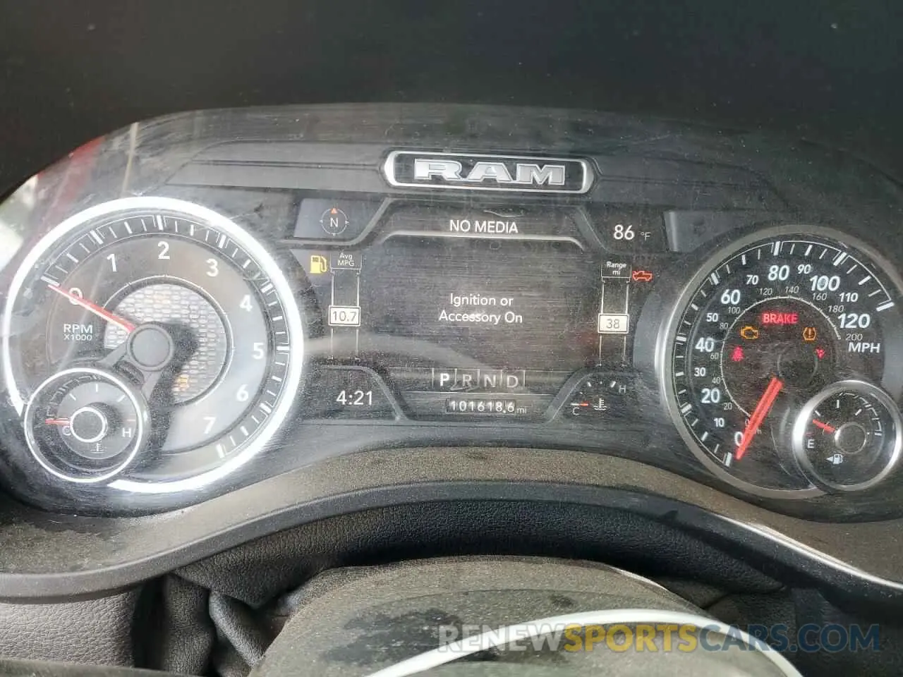 9 Photograph of a damaged car 1C6SRFFT4LN292382 RAM 1500 2020
