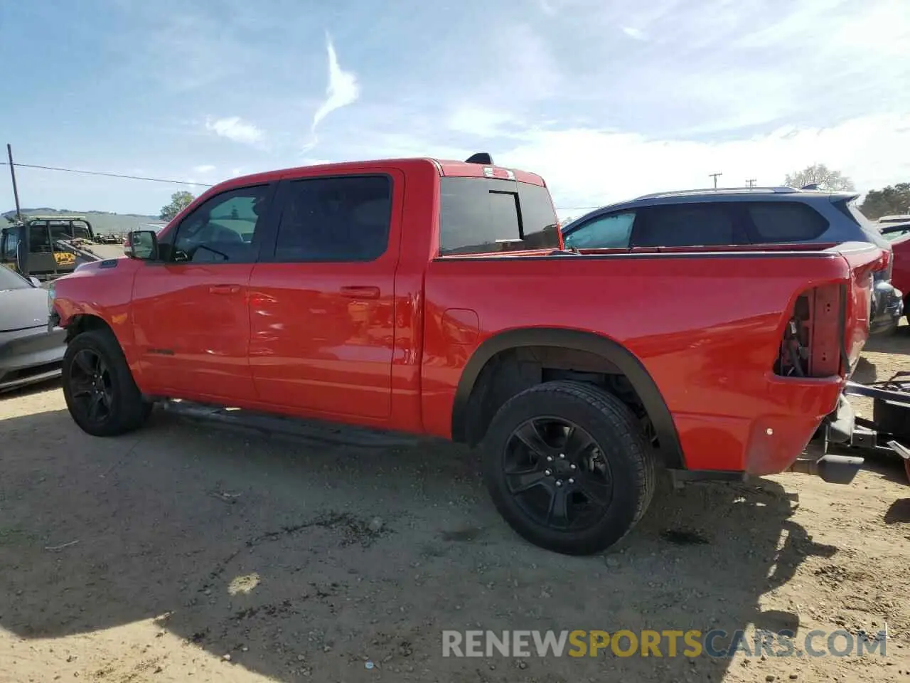2 Photograph of a damaged car 1C6SRFFT4LN326031 RAM 1500 2020