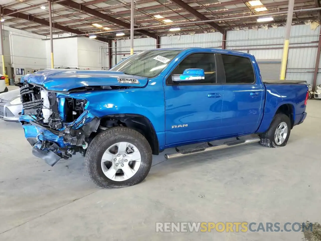 1 Photograph of a damaged car 1C6SRFFT4LN345243 RAM 1500 2020