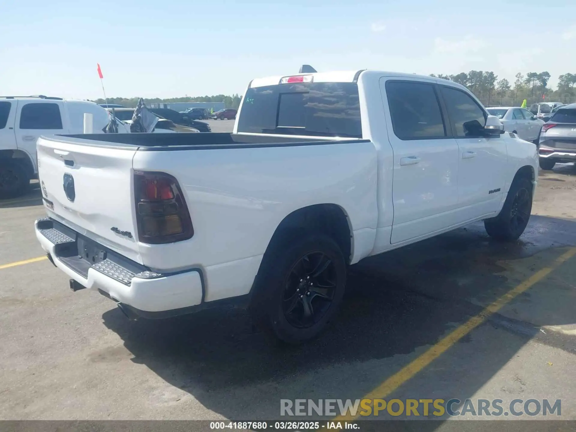 4 Photograph of a damaged car 1C6SRFFT4LN350359 RAM 1500 2020