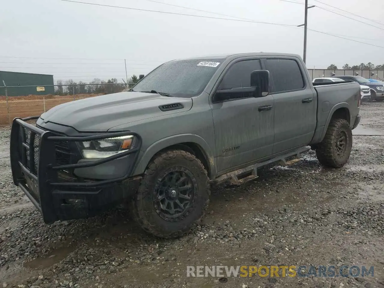 1 Photograph of a damaged car 1C6SRFFT4LN409832 RAM 1500 2020