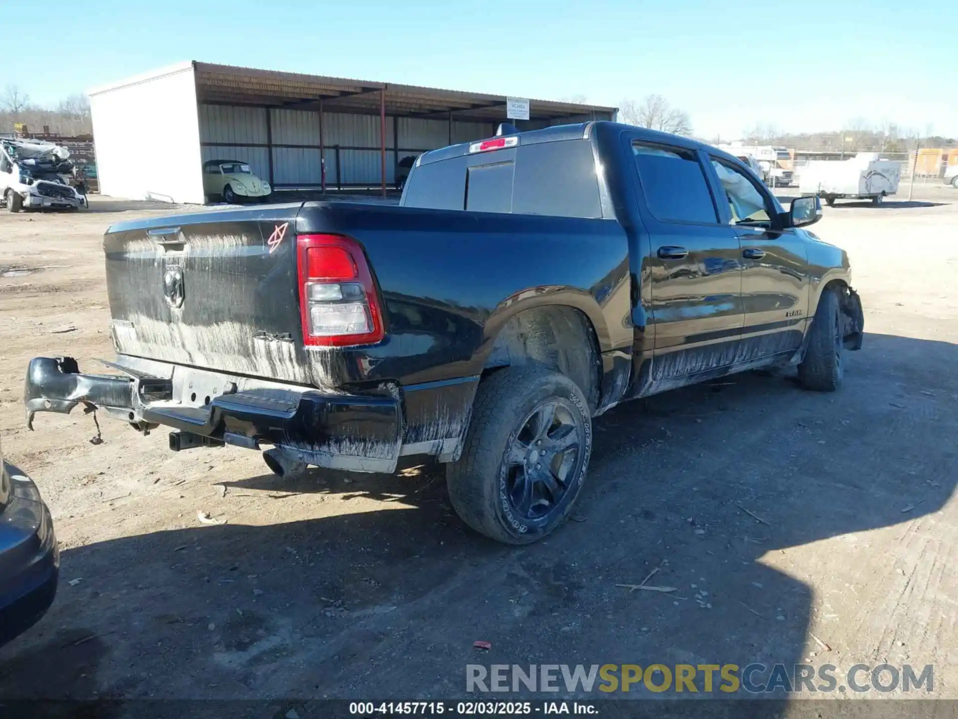 4 Photograph of a damaged car 1C6SRFFT5LN330864 RAM 1500 2020