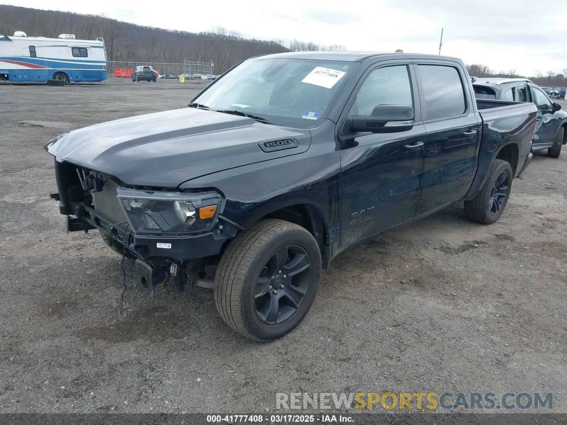 2 Photograph of a damaged car 1C6SRFFT6LN183373 RAM 1500 2020