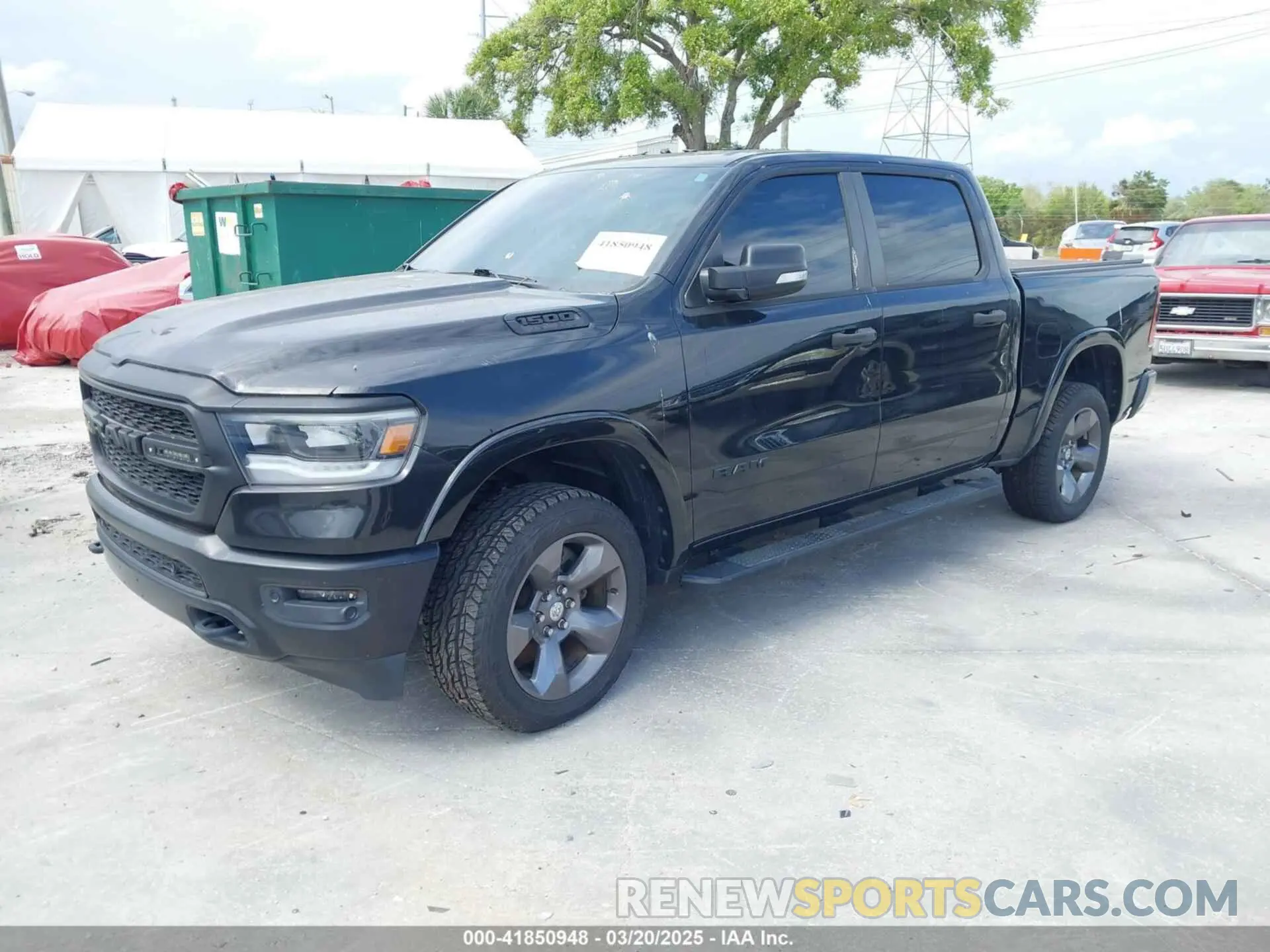 2 Photograph of a damaged car 1C6SRFFT6LN285109 RAM 1500 2020