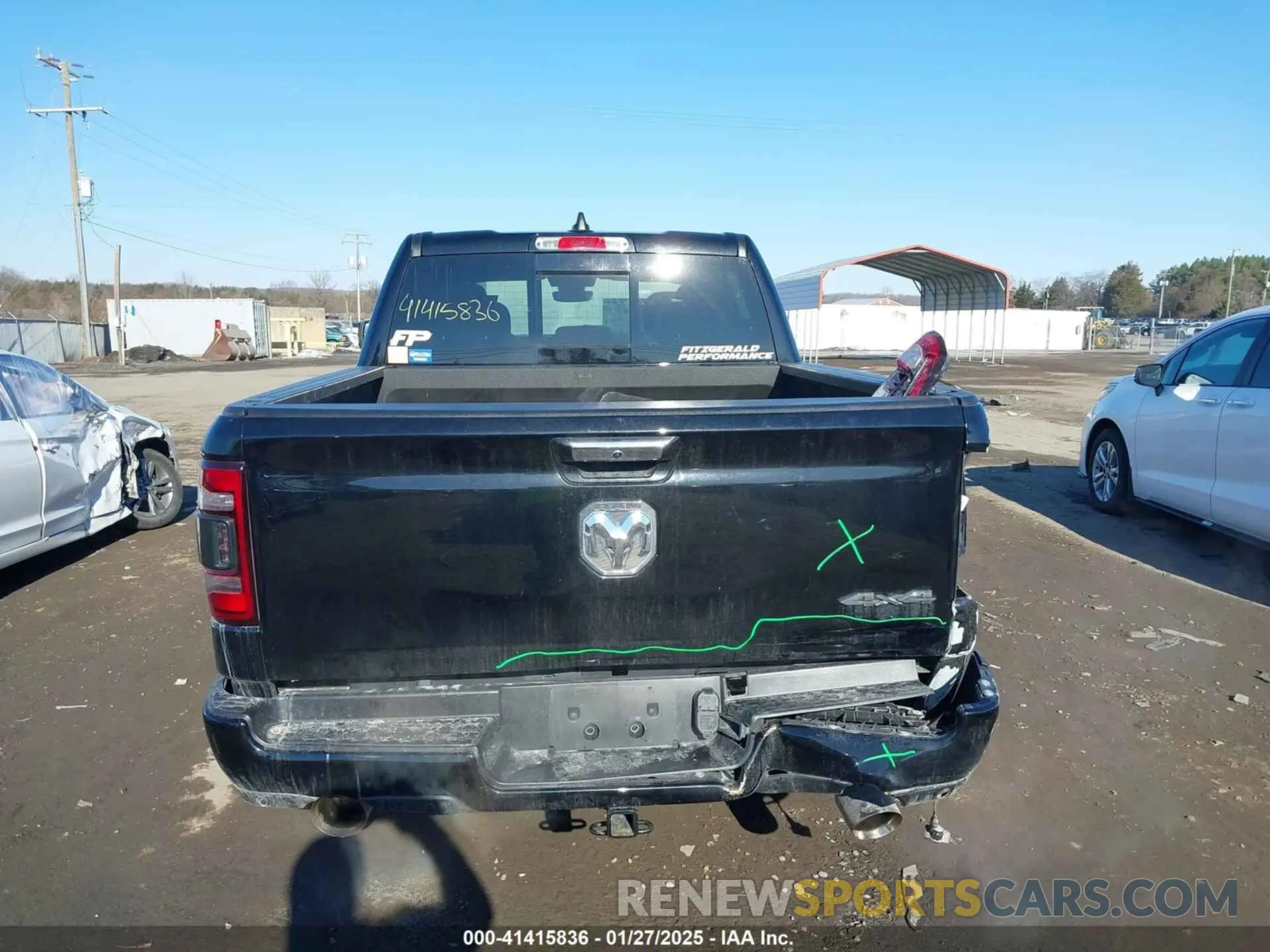 16 Photograph of a damaged car 1C6SRFFT6LN286339 RAM 1500 2020
