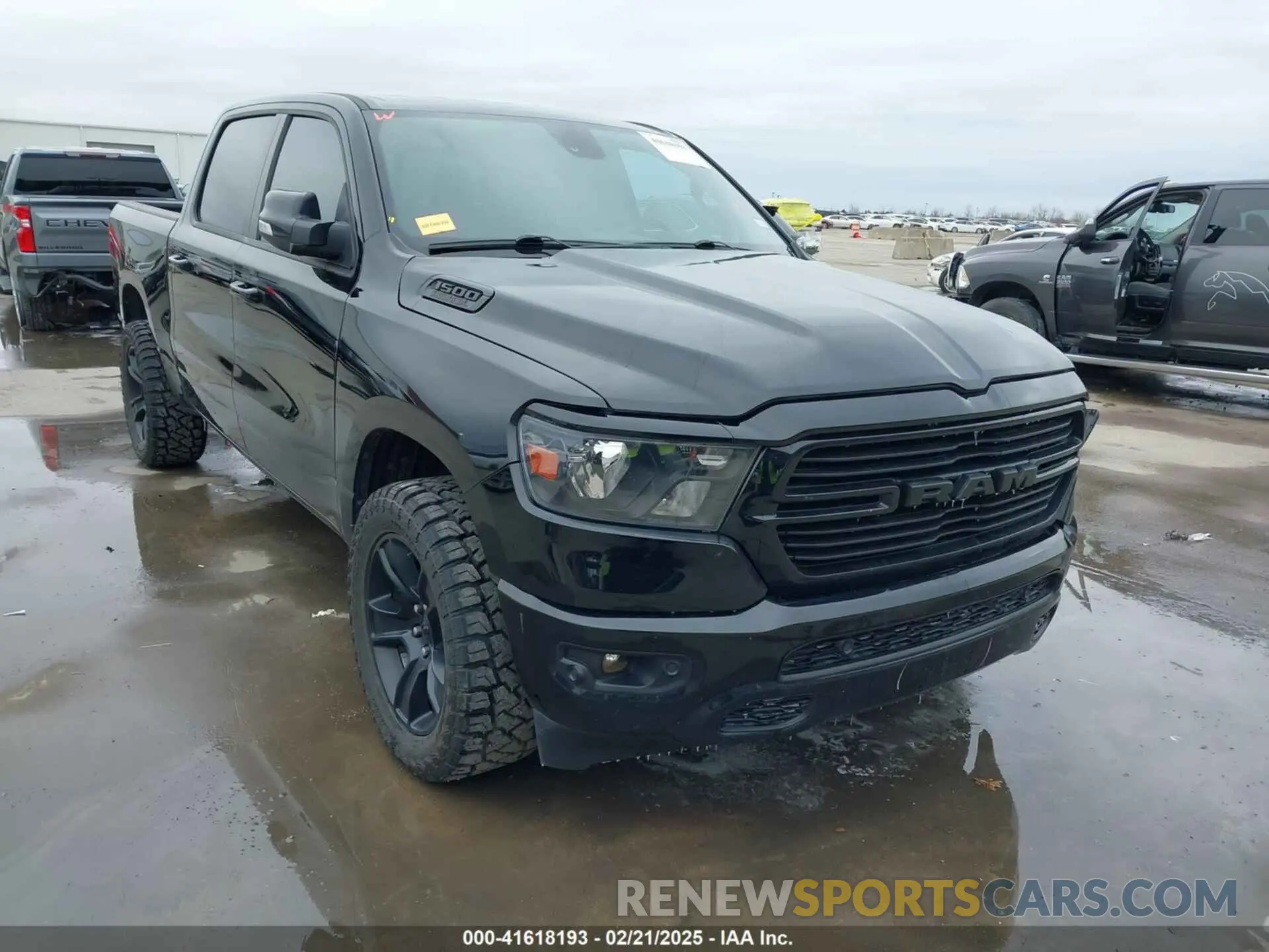 1 Photograph of a damaged car 1C6SRFFT6LN323129 RAM 1500 2020