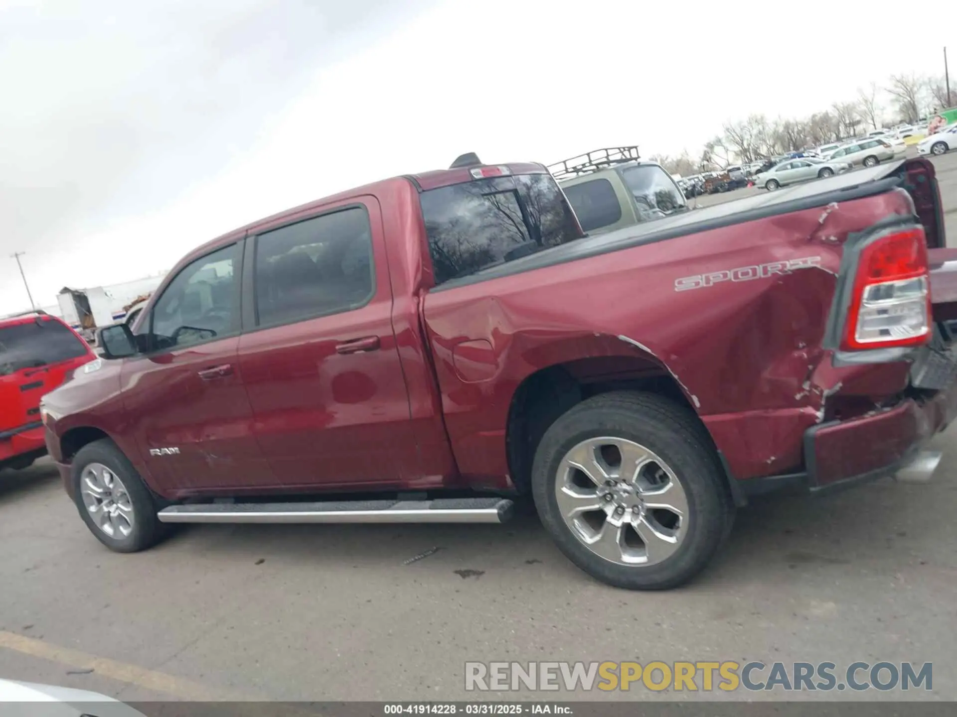 14 Photograph of a damaged car 1C6SRFFT6LN329738 RAM 1500 2020