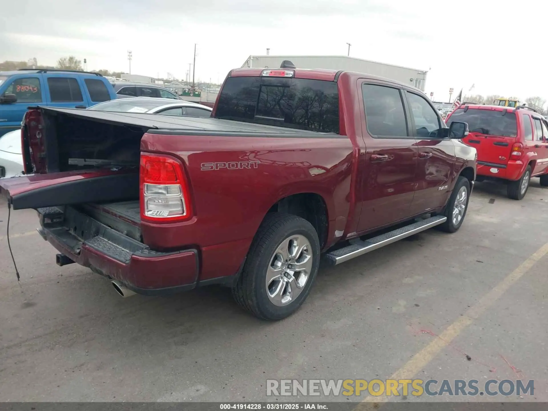 4 Photograph of a damaged car 1C6SRFFT6LN329738 RAM 1500 2020