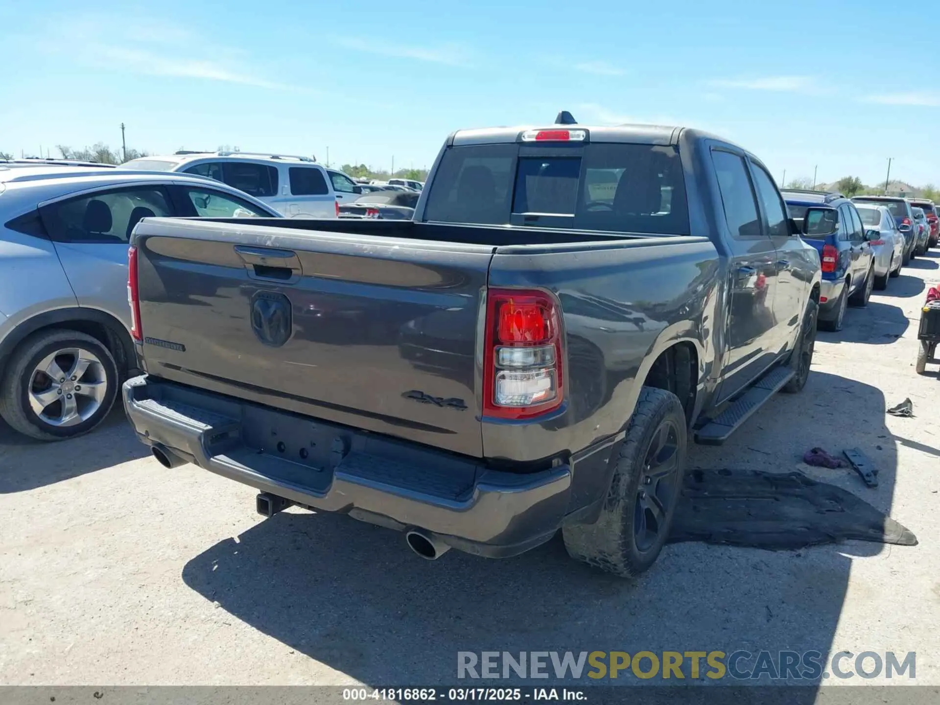 4 Photograph of a damaged car 1C6SRFFT7LN234816 RAM 1500 2020
