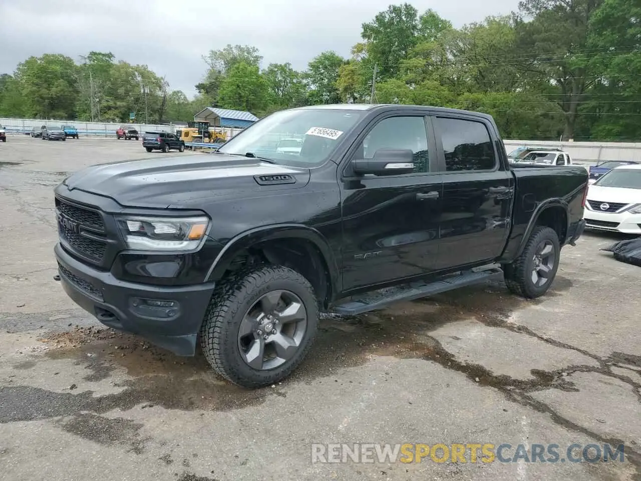 1 Photograph of a damaged car 1C6SRFFT7LN265273 RAM 1500 2020