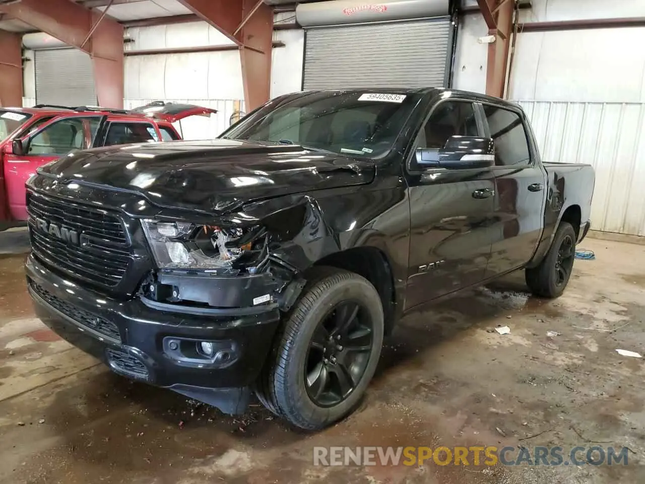 1 Photograph of a damaged car 1C6SRFFT7LN301253 RAM 1500 2020