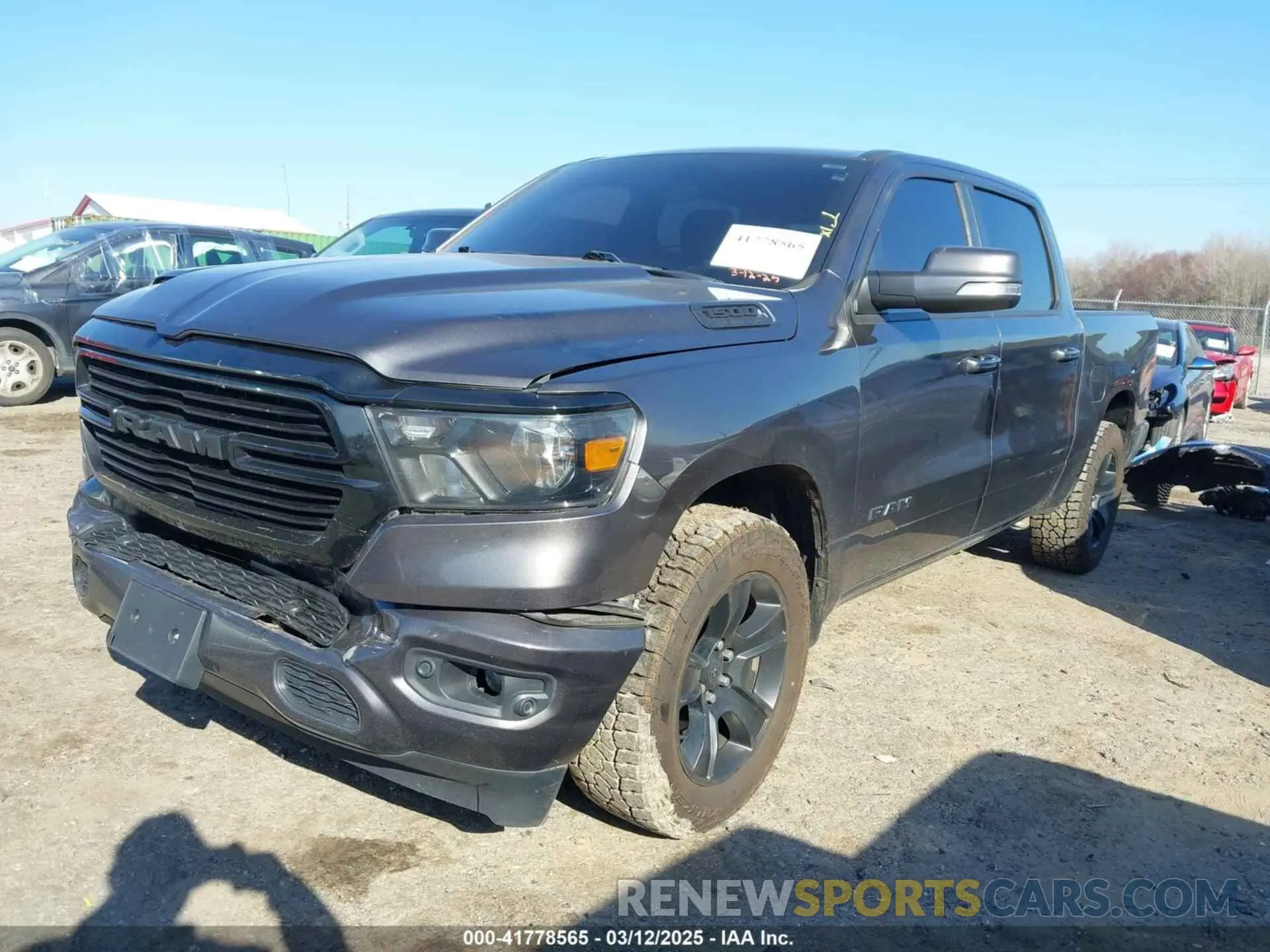 2 Photograph of a damaged car 1C6SRFFT8LN182161 RAM 1500 2020