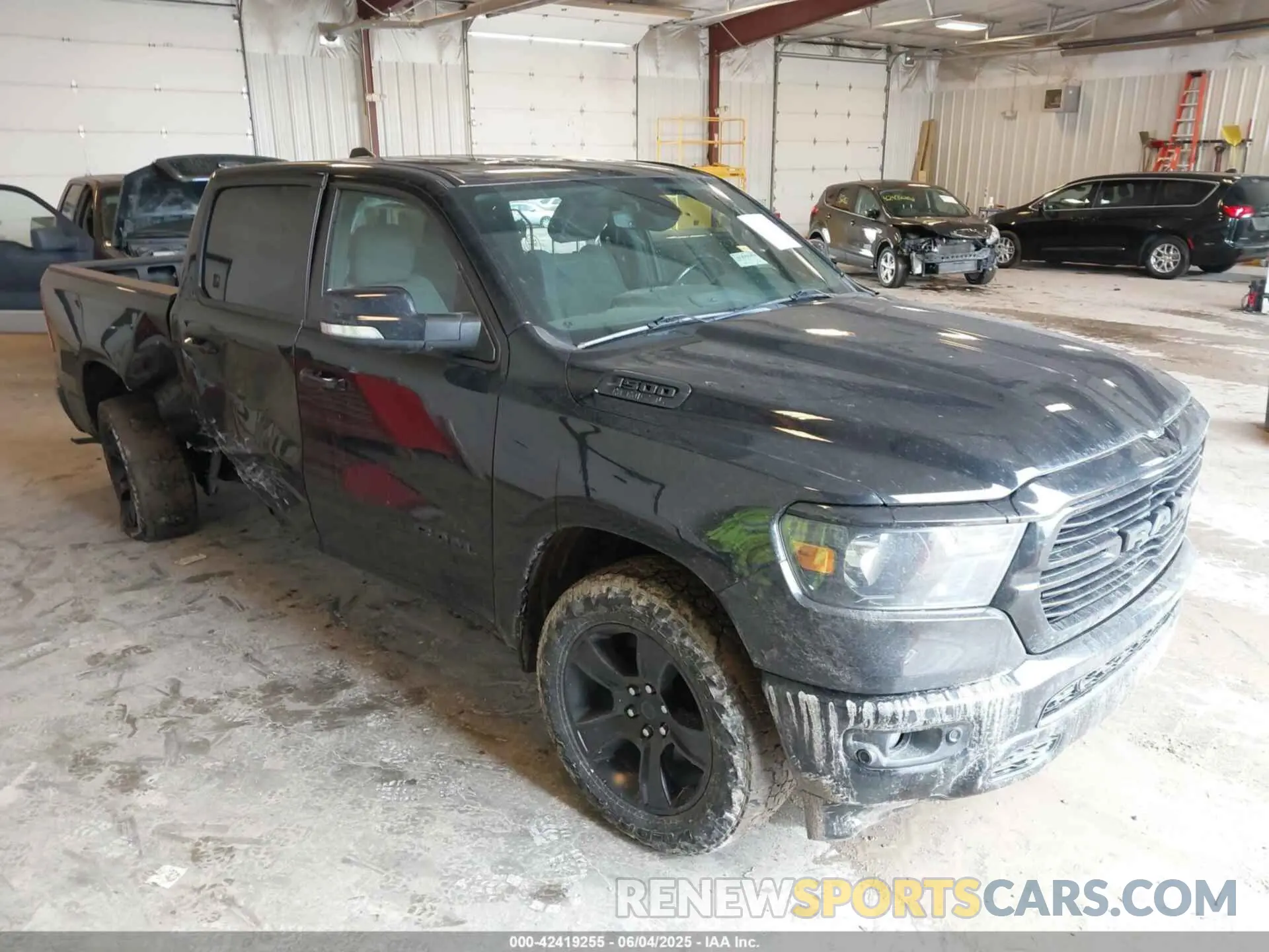 1 Photograph of a damaged car 1C6SRFFT8LN184508 RAM 1500 2020