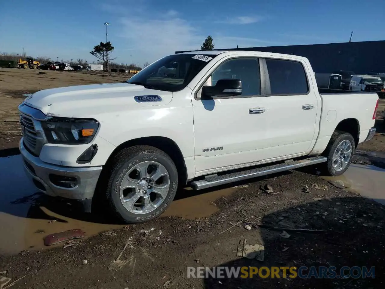 1 Photograph of a damaged car 1C6SRFFT8LN241337 RAM 1500 2020