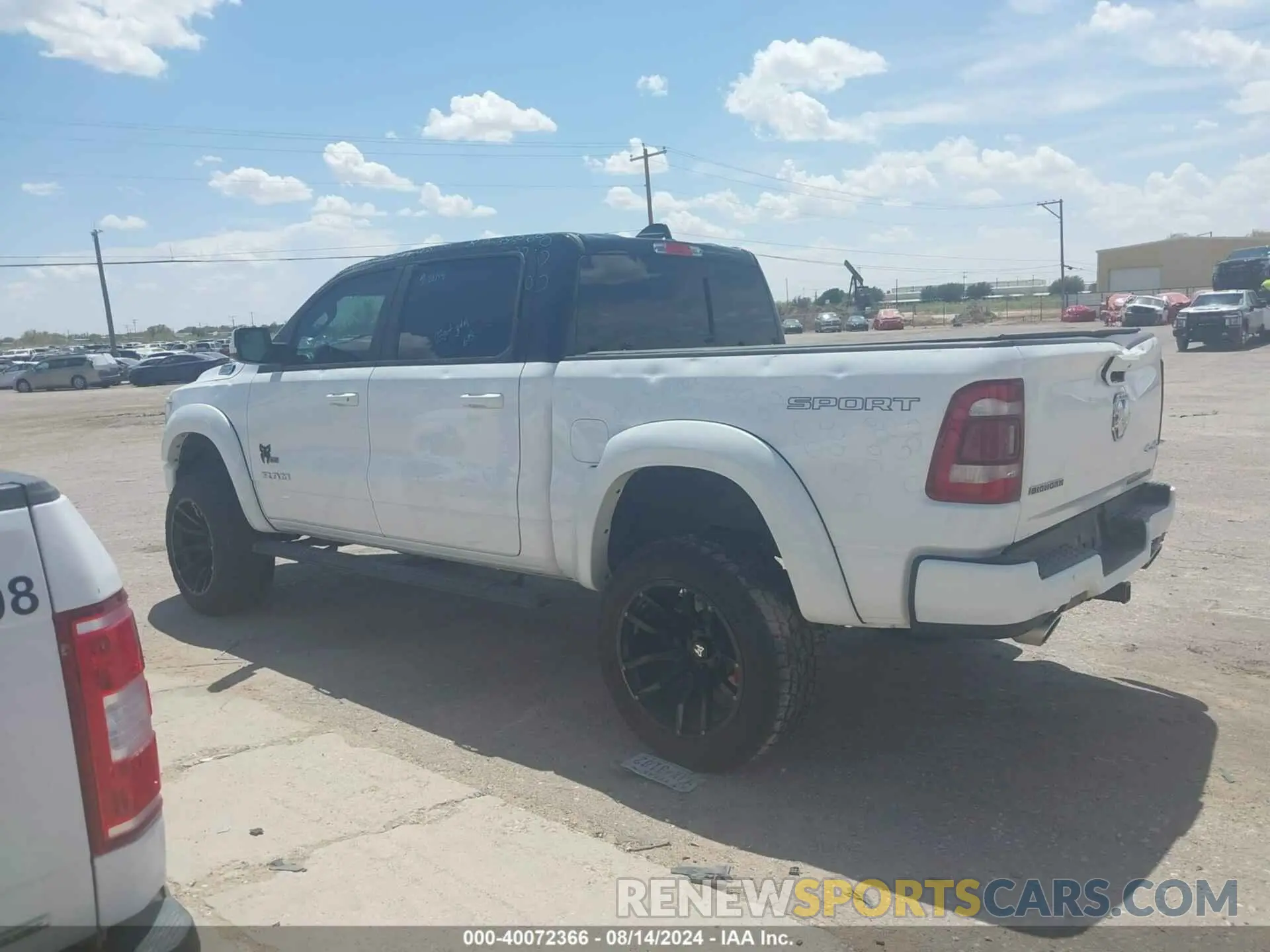 14 Photograph of a damaged car 1C6SRFFT8LN282504 RAM 1500 2020