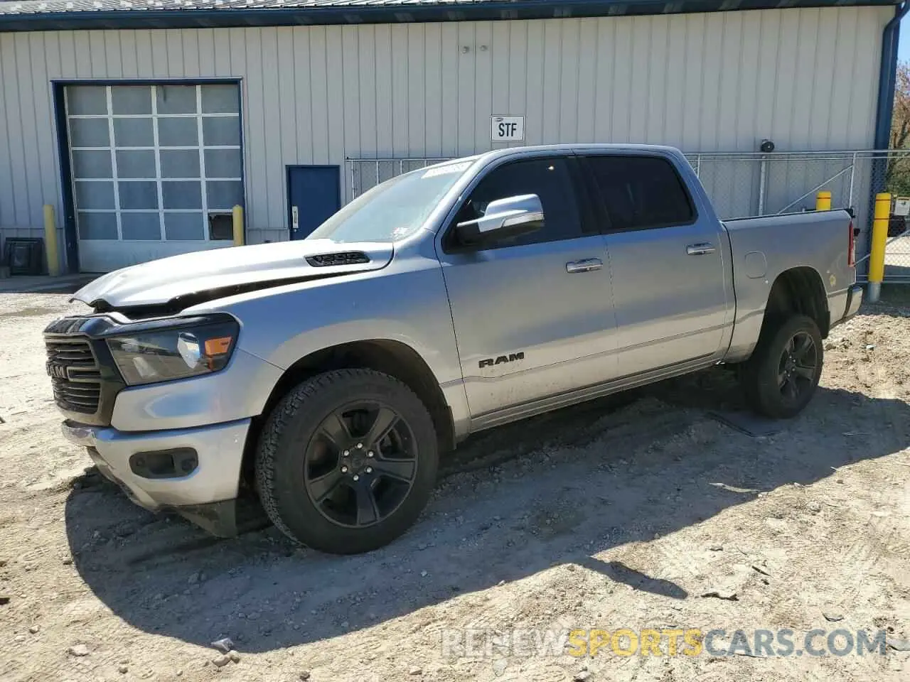 1 Photograph of a damaged car 1C6SRFFT8LN305635 RAM 1500 2020