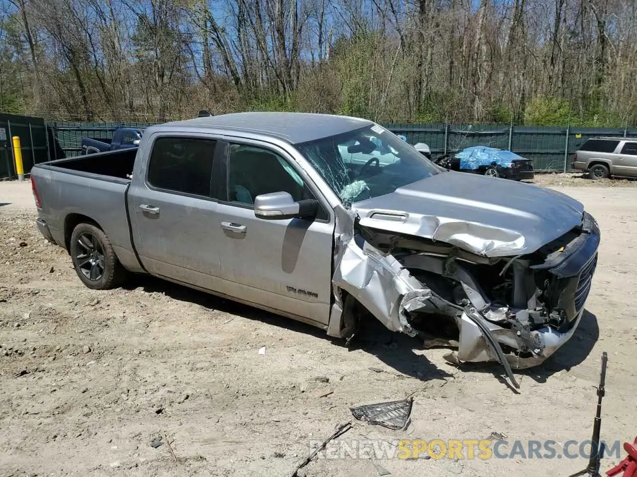 4 Photograph of a damaged car 1C6SRFFT8LN305635 RAM 1500 2020