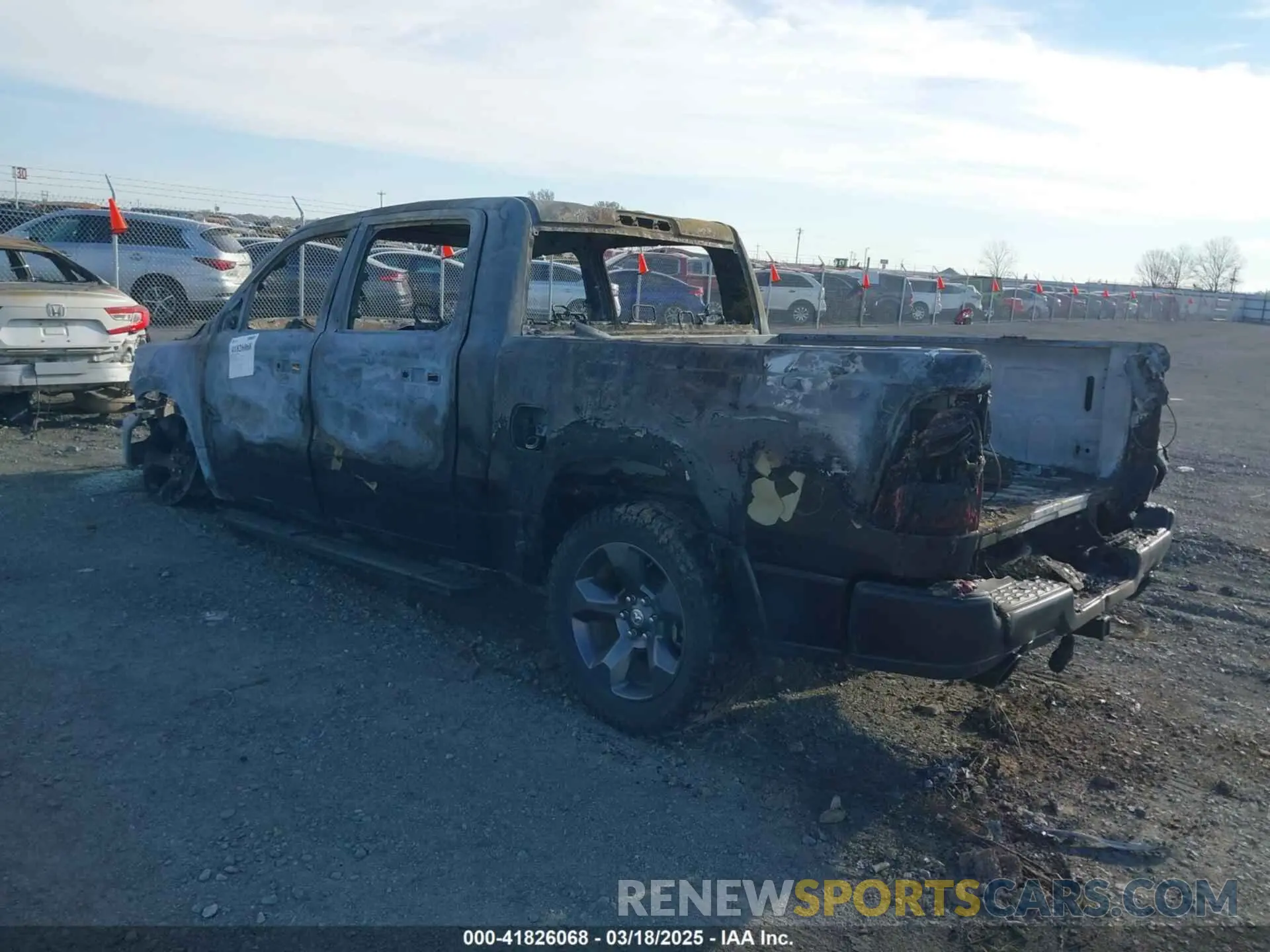 3 Photograph of a damaged car 1C6SRFFT8LN307739 RAM 1500 2020