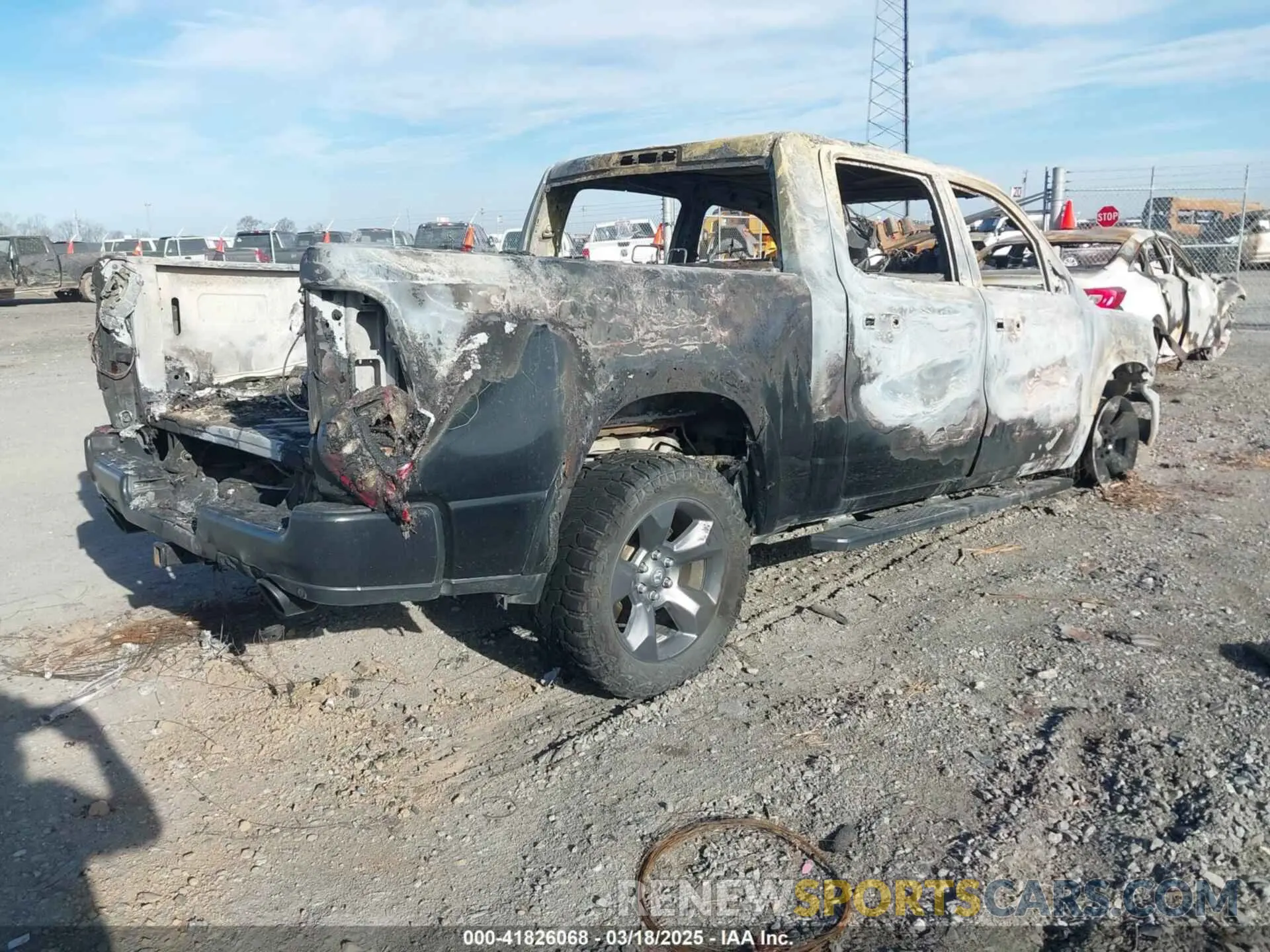 4 Photograph of a damaged car 1C6SRFFT8LN307739 RAM 1500 2020