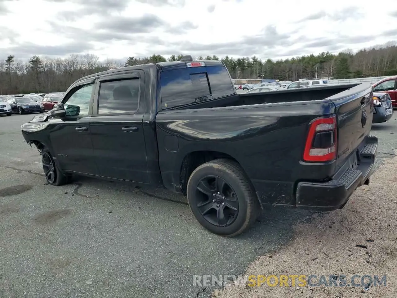 2 Photograph of a damaged car 1C6SRFFT8LN330325 RAM 1500 2020