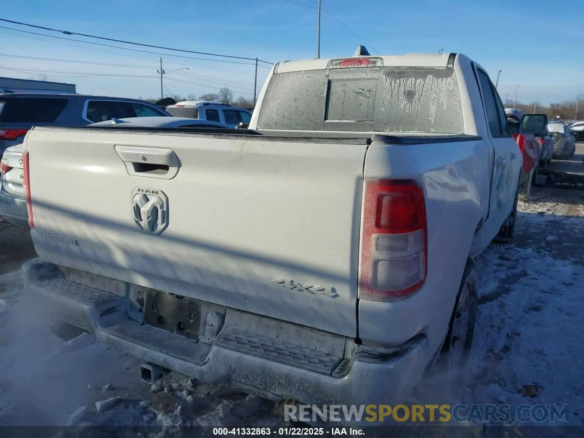 4 Photograph of a damaged car 1C6SRFFT8LN350557 RAM 1500 2020