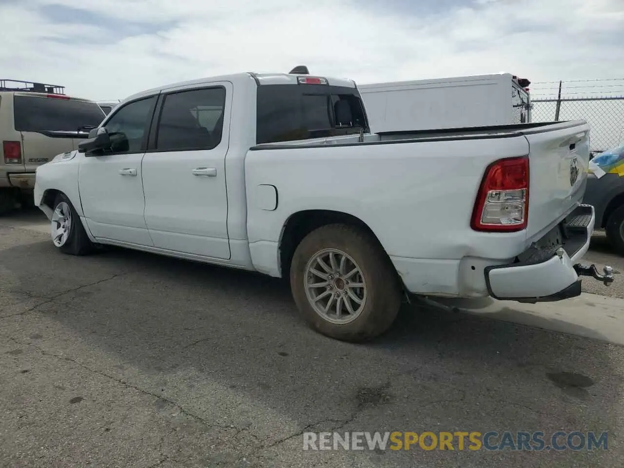 2 Photograph of a damaged car 1C6SRFFT8LN397491 RAM 1500 2020