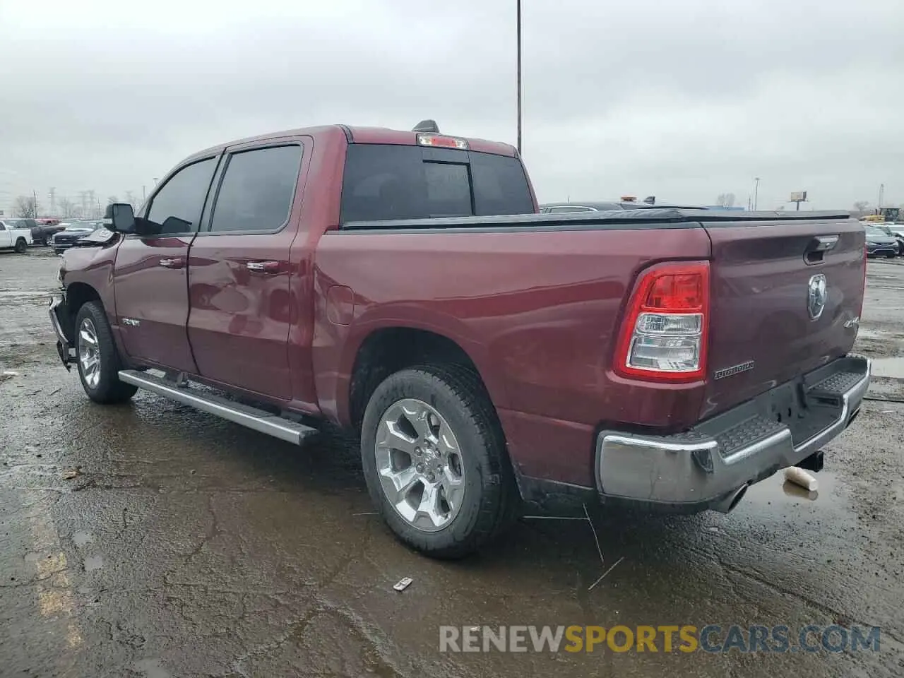 2 Photograph of a damaged car 1C6SRFFT9LN113754 RAM 1500 2020