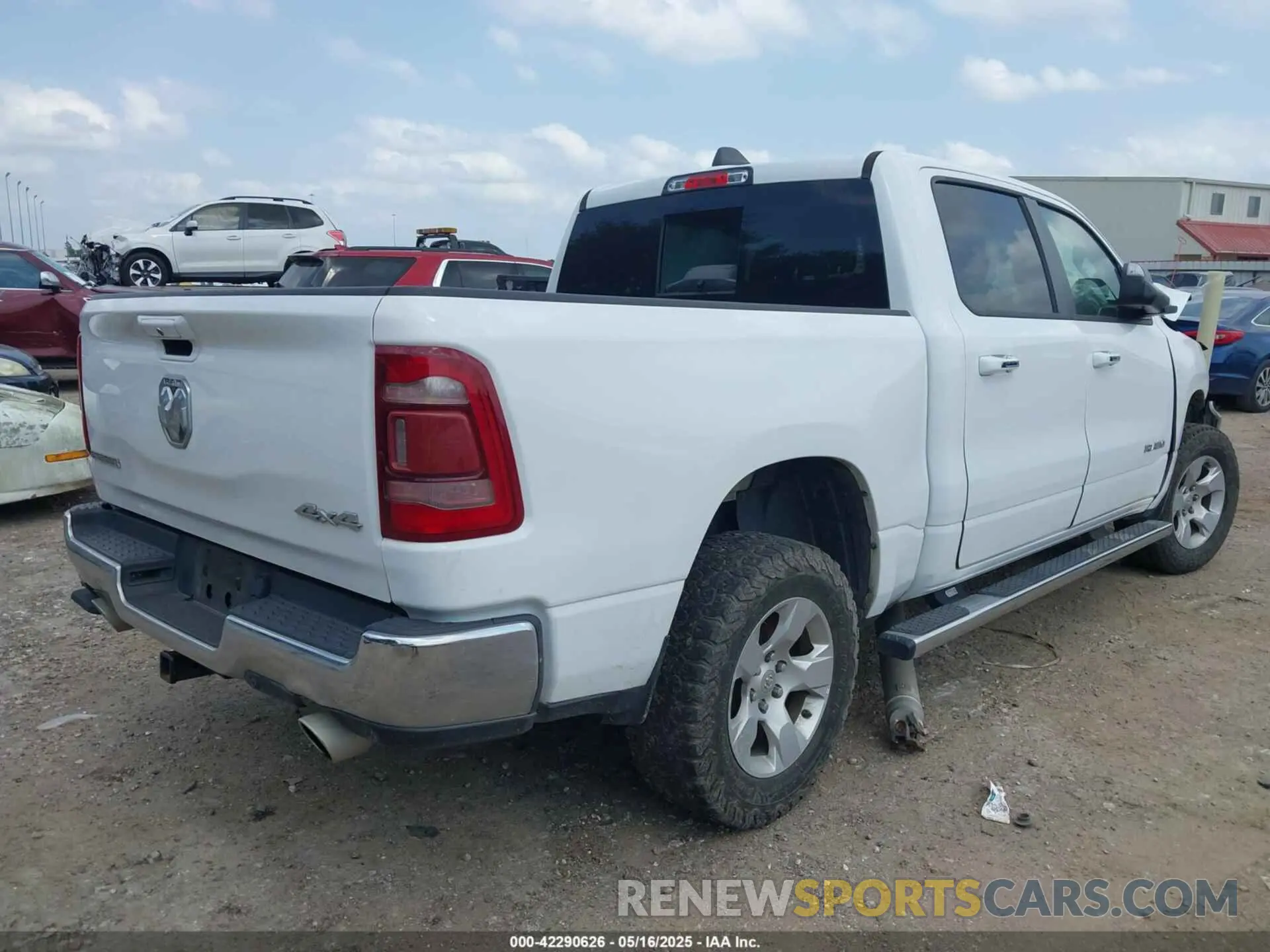 4 Photograph of a damaged car 1C6SRFFT9LN321942 RAM 1500 2020