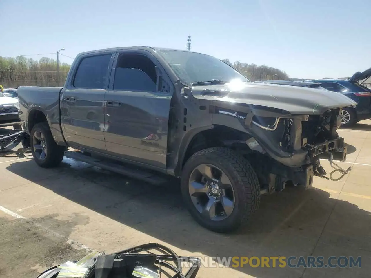 4 Photograph of a damaged car 1C6SRFFT9LN379629 RAM 1500 2020