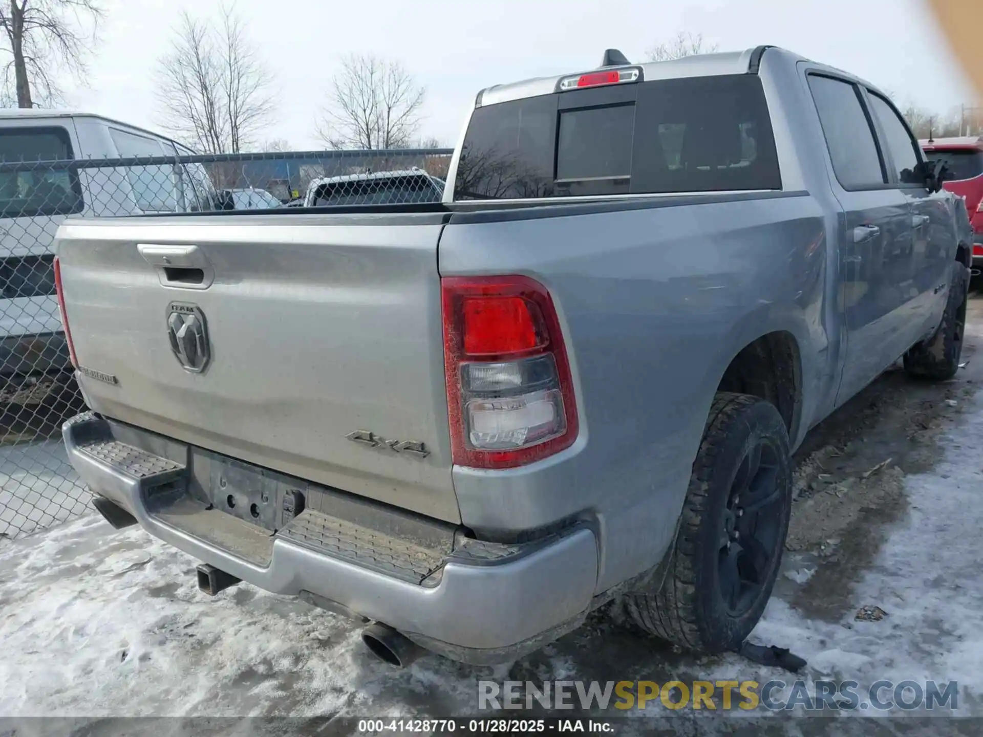 4 Photograph of a damaged car 1C6SRFFTXLN274453 RAM 1500 2020