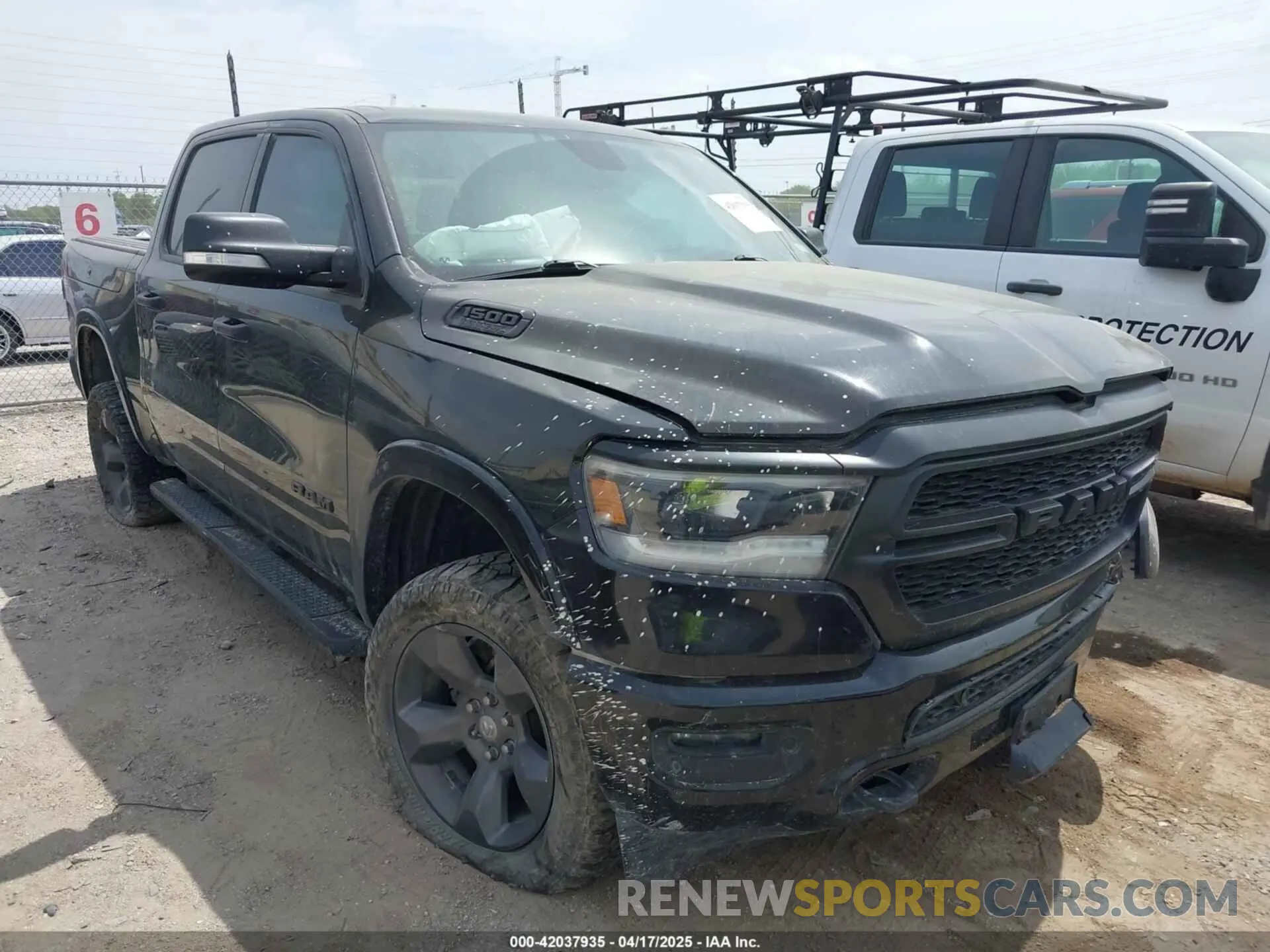 1 Photograph of a damaged car 1C6SRFFTXLN294329 RAM 1500 2020