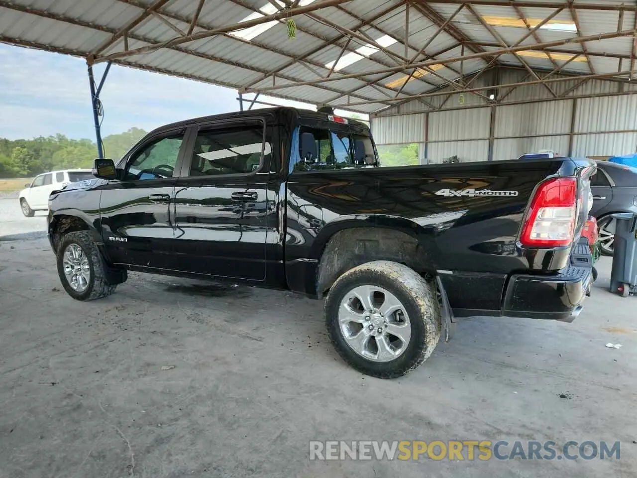 2 Photograph of a damaged car 1C6SRFFTXLN305247 RAM 1500 2020