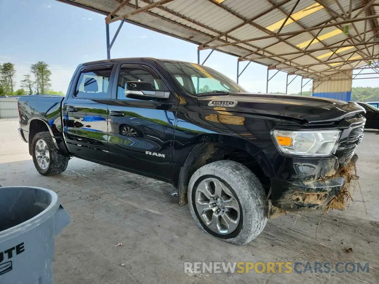 4 Photograph of a damaged car 1C6SRFFTXLN305247 RAM 1500 2020