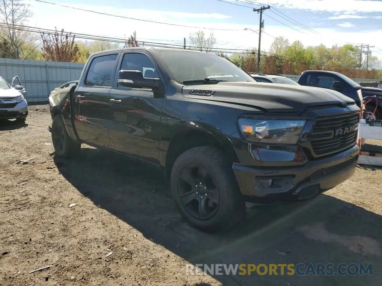 4 Photograph of a damaged car 1C6SRFFTXLN309914 RAM 1500 2020
