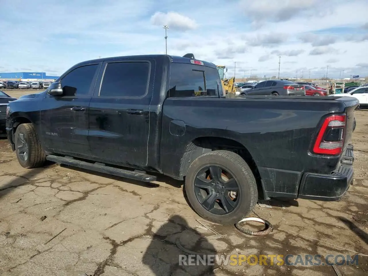 2 Photograph of a damaged car 1C6SRFFTXLN313316 RAM 1500 2020