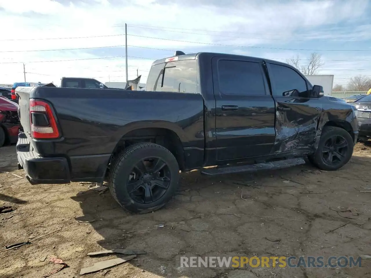 3 Photograph of a damaged car 1C6SRFFTXLN313316 RAM 1500 2020