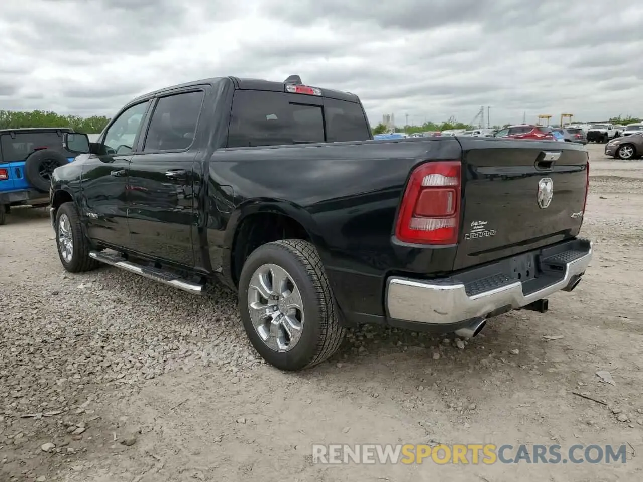 2 Photograph of a damaged car 1C6SRFFTXLN332089 RAM 1500 2020