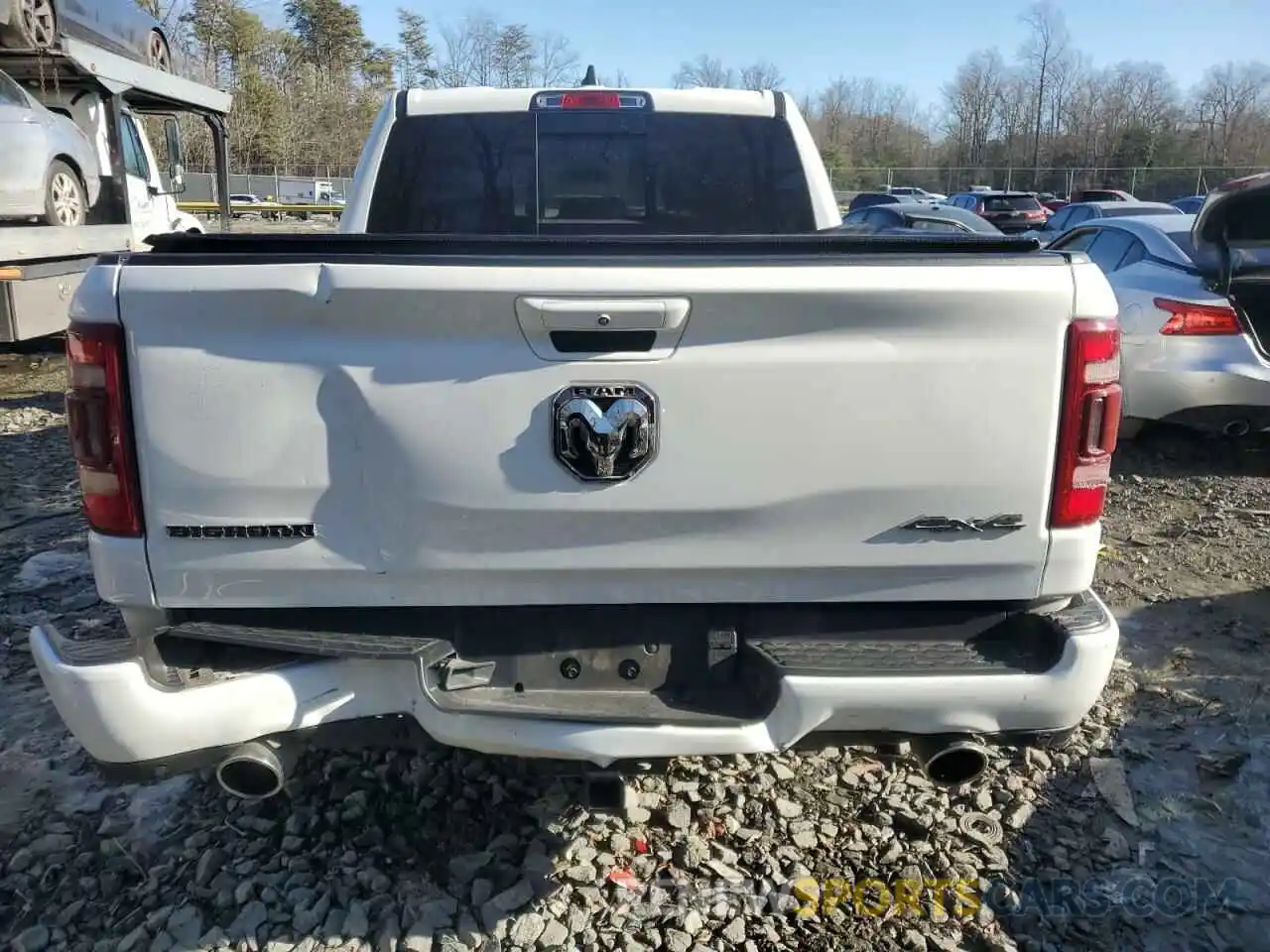 6 Photograph of a damaged car 1C6SRFFTXLN380563 RAM 1500 2020