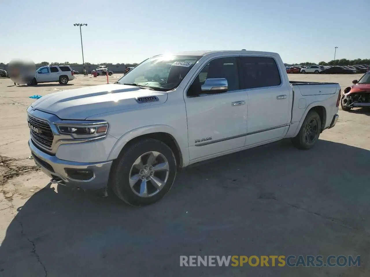 1 Photograph of a damaged car 1C6SRFHMXLN303441 RAM 1500 2020