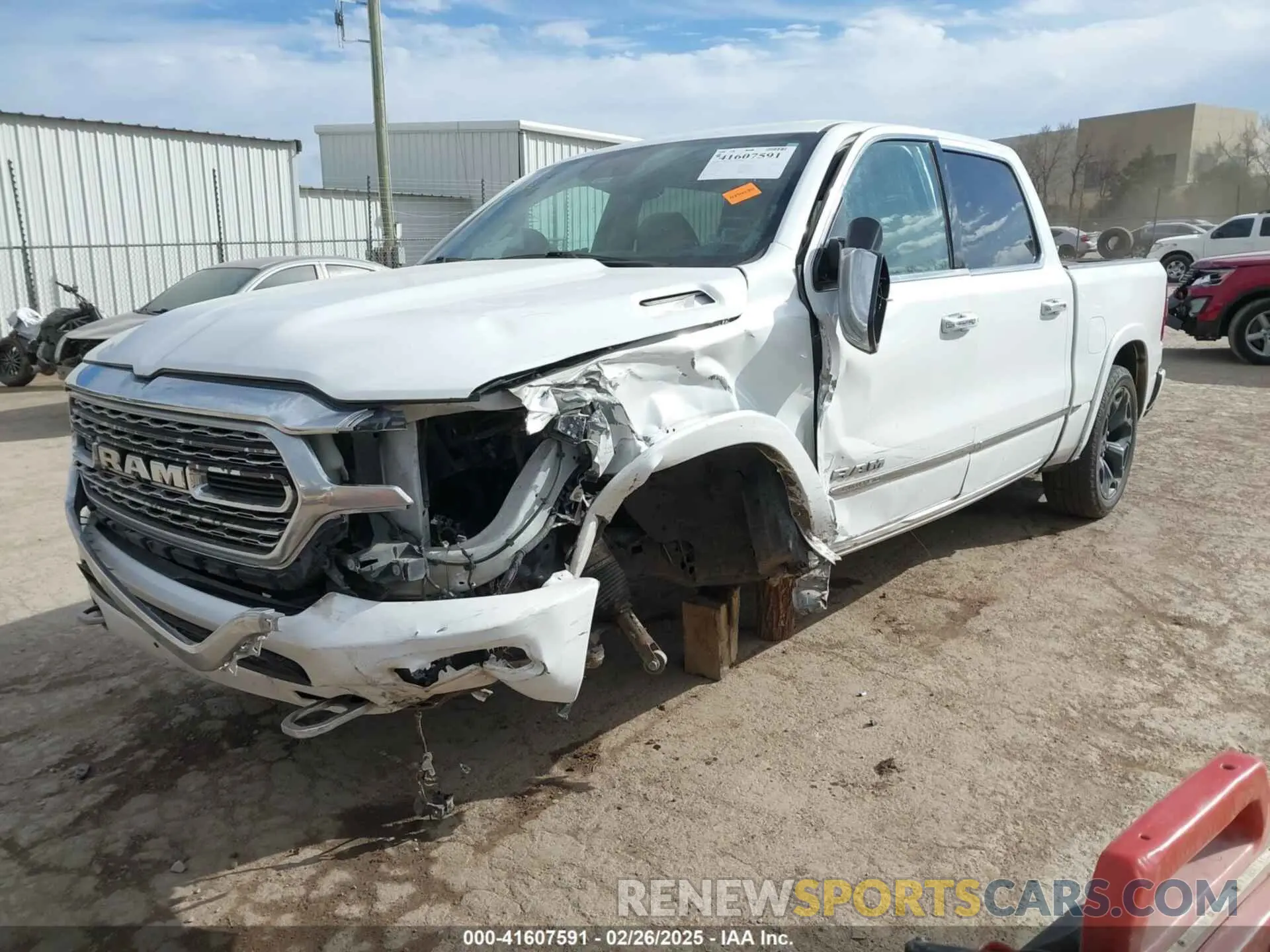 2 Photograph of a damaged car 1C6SRFHT0LN223265 RAM 1500 2020