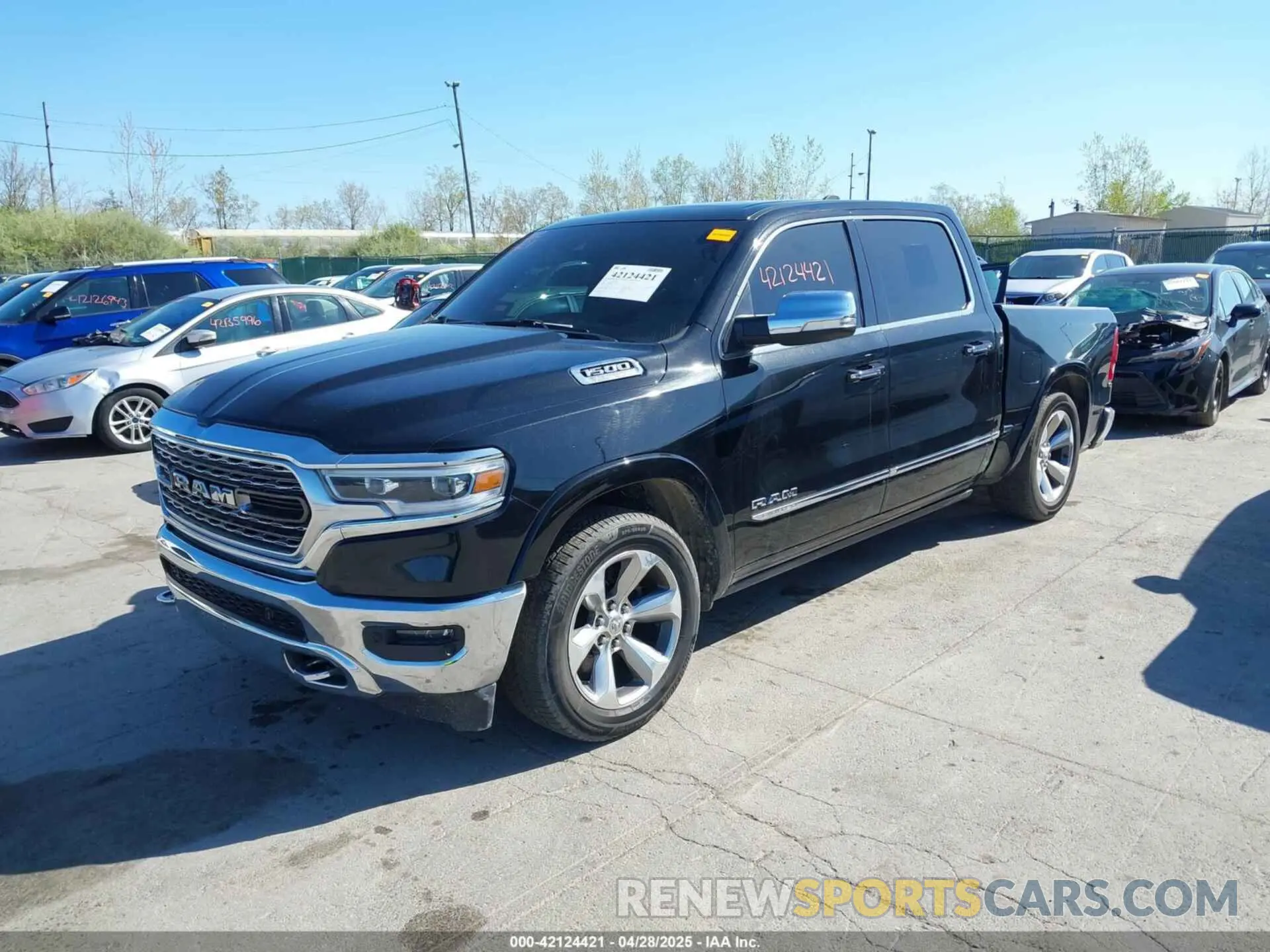 2 Photograph of a damaged car 1C6SRFHT1LN219449 RAM 1500 2020
