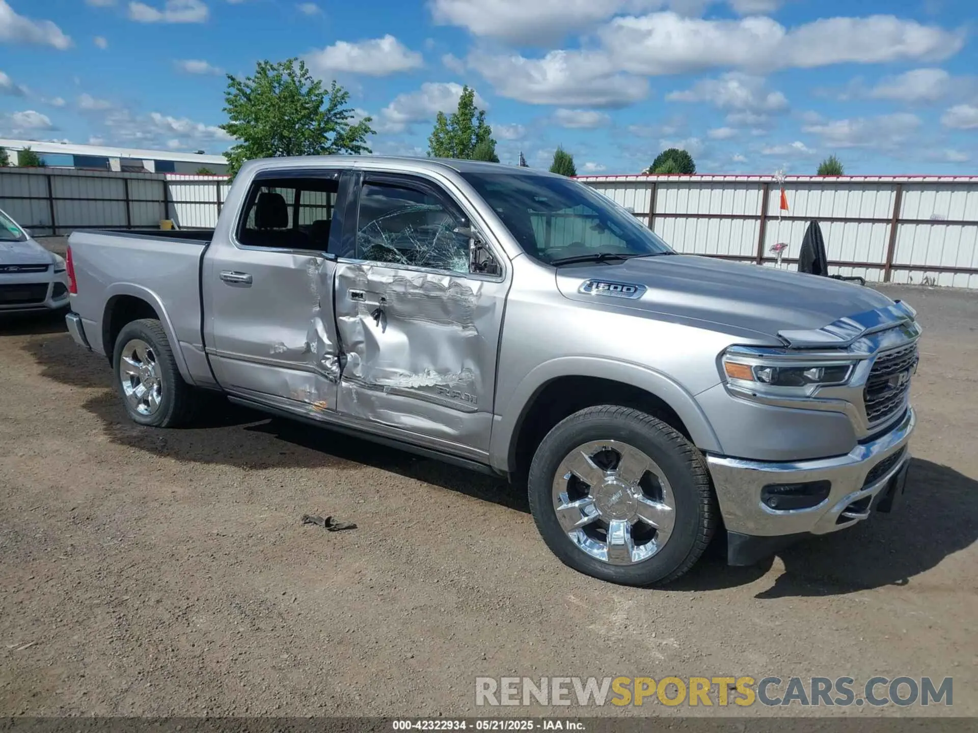 1 Photograph of a damaged car 1C6SRFHT2LN156393 RAM 1500 2020