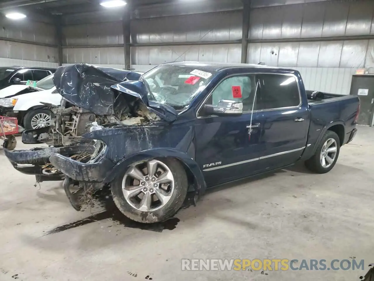 1 Photograph of a damaged car 1C6SRFHT3LN147234 RAM 1500 2020