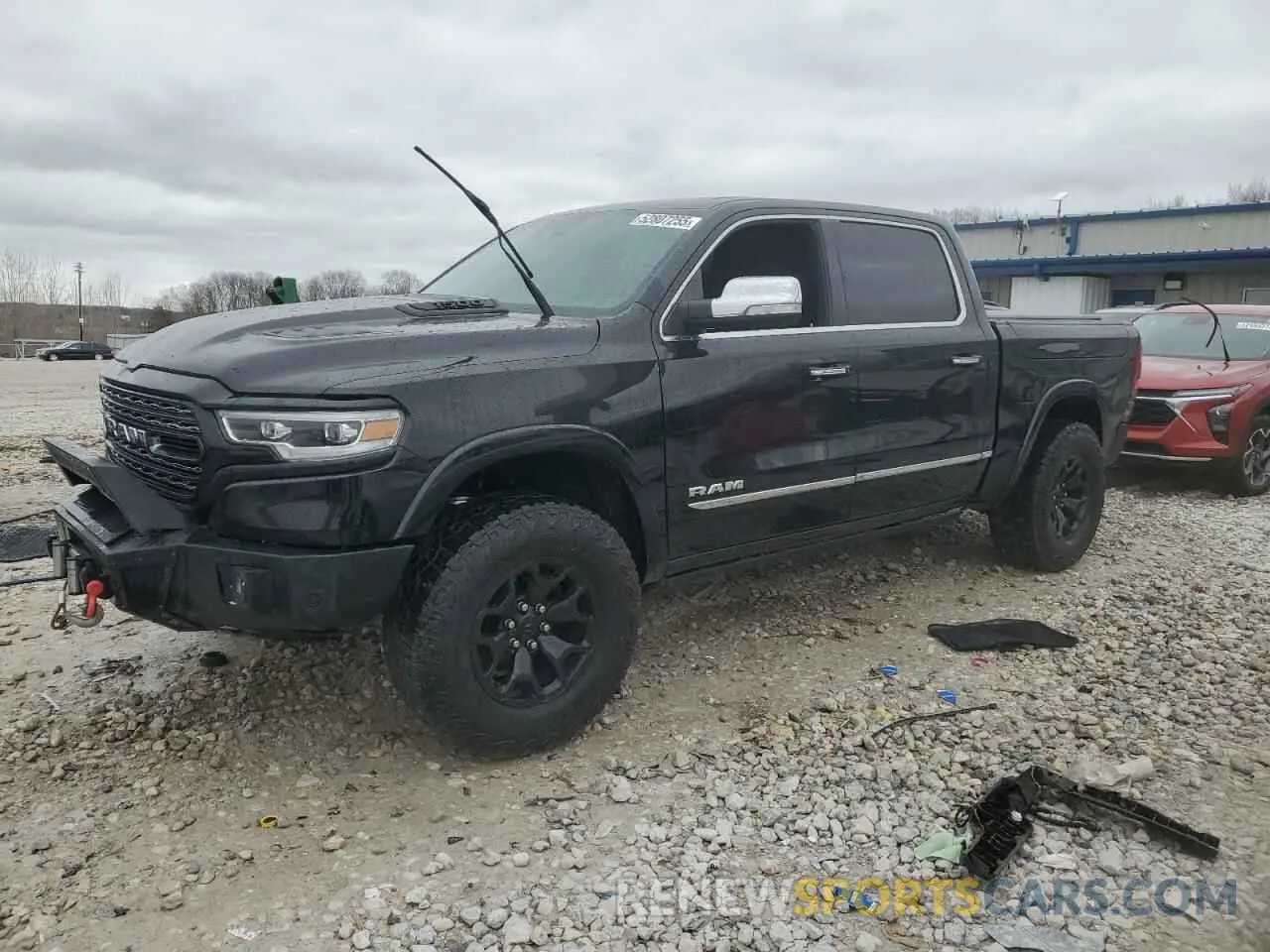 1 Photograph of a damaged car 1C6SRFHT4LN284084 RAM 1500 2020