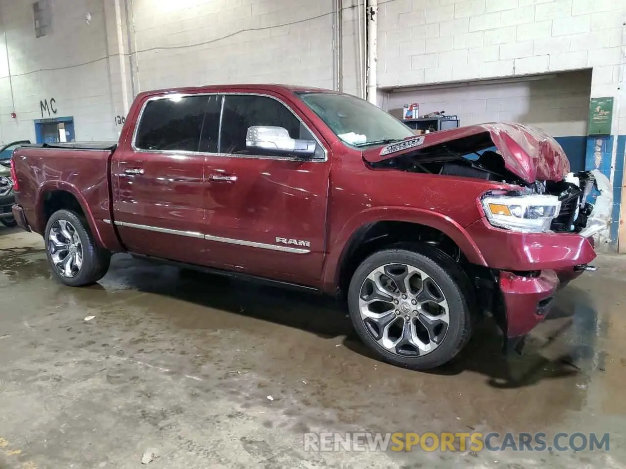 4 Photograph of a damaged car 1C6SRFHT5LN136266 RAM 1500 2020