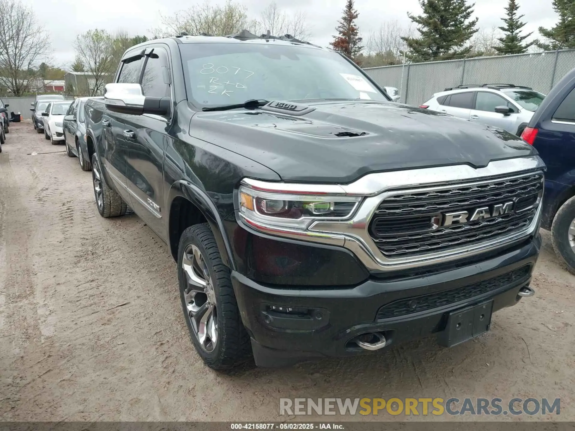 1 Photograph of a damaged car 1C6SRFHT5LN341876 RAM 1500 2020