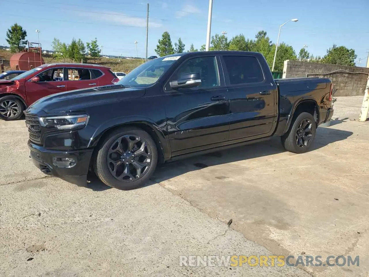 1 Photograph of a damaged car 1C6SRFHT7LN287402 RAM 1500 2020