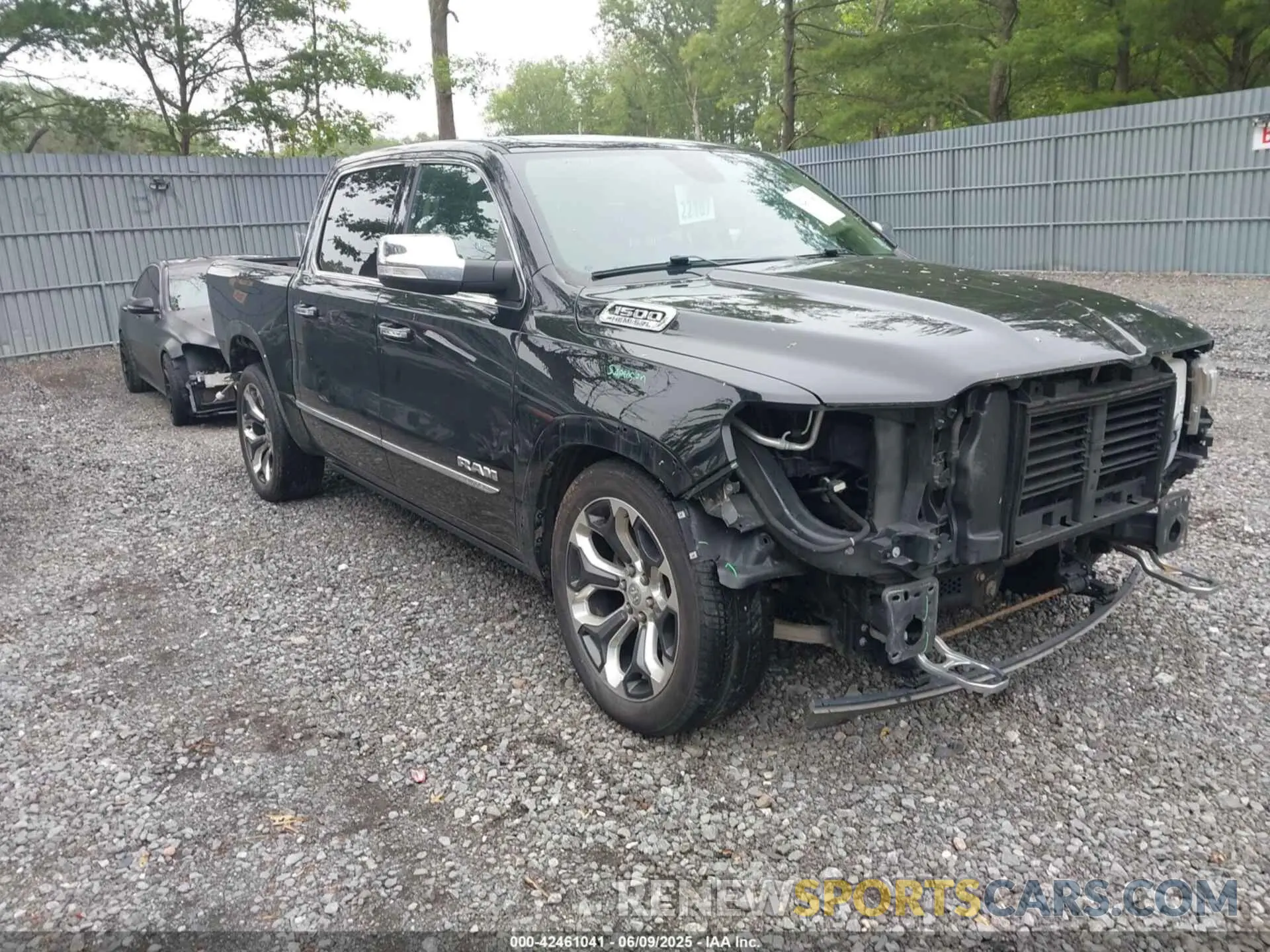 1 Photograph of a damaged car 1C6SRFHT7LN344388 RAM 1500 2020