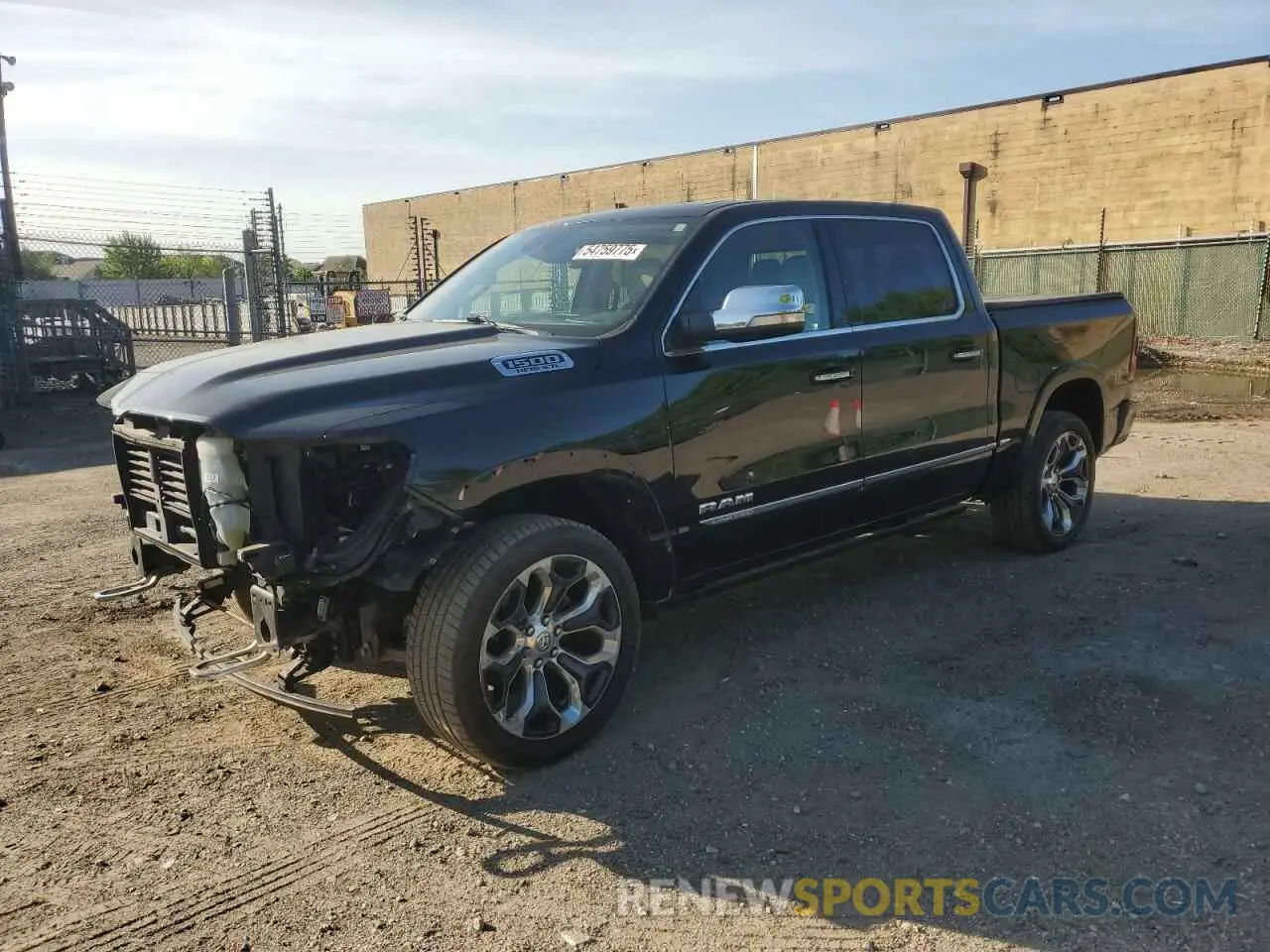 1 Photograph of a damaged car 1C6SRFHT8LN189415 RAM 1500 2020